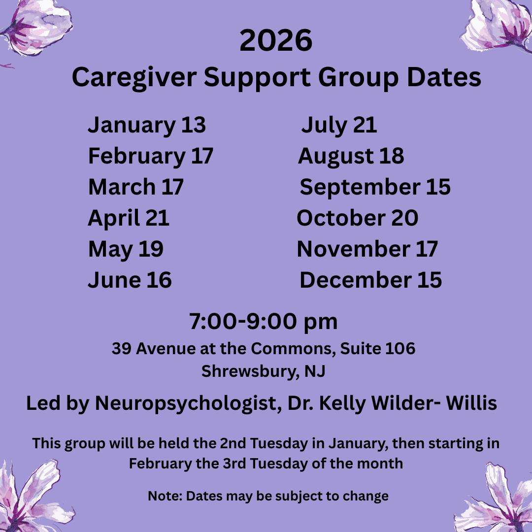The 2026 Monthly Caregiver Support Group Dates