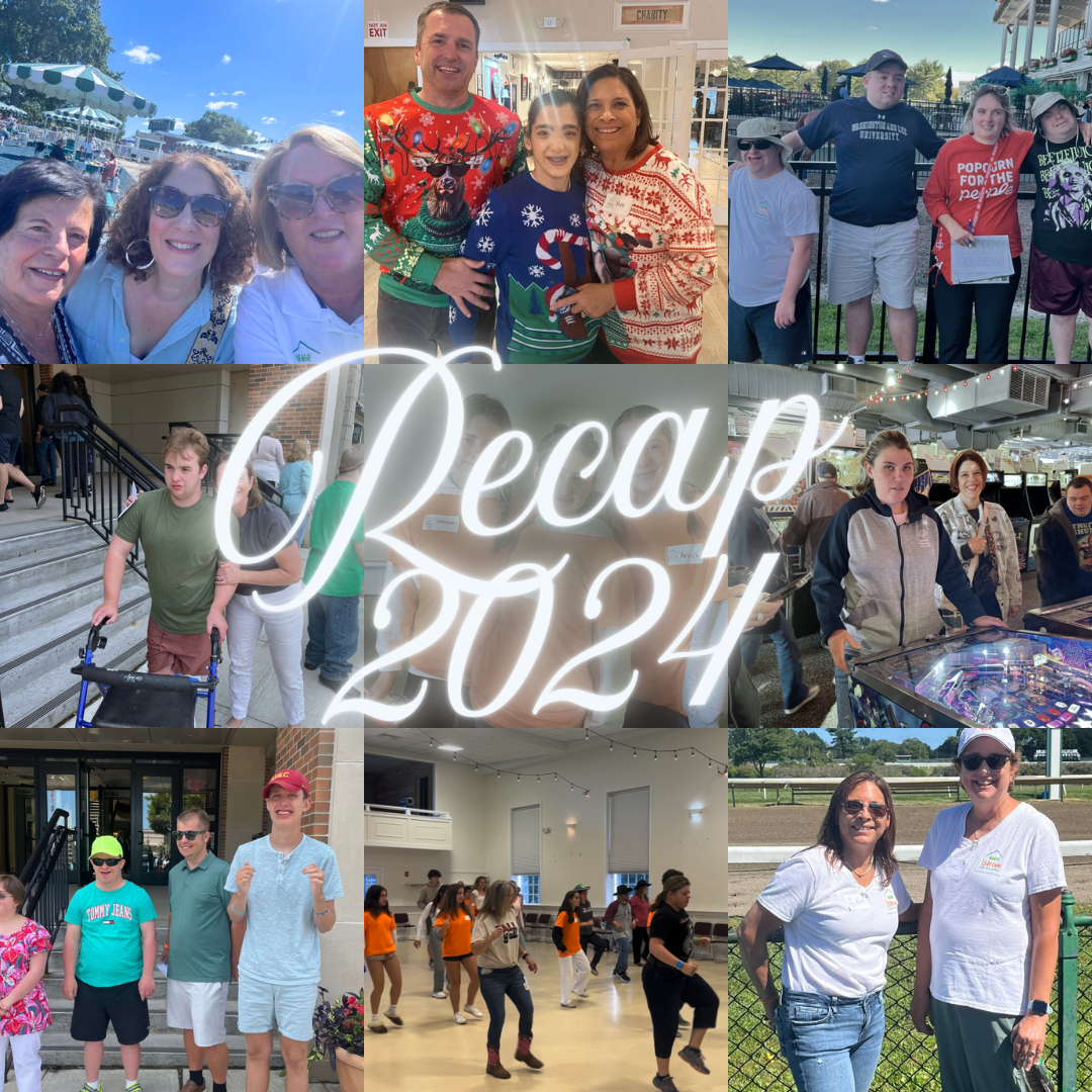 Collage of people with special needs at iStrive Community events.