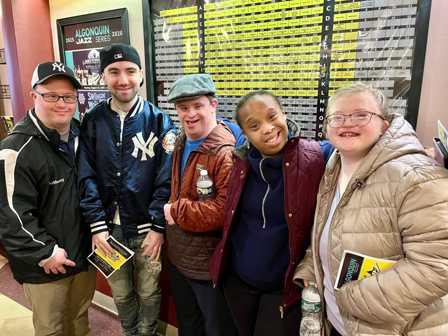 People with special needs at the iStrive Community's "Footloose" event.