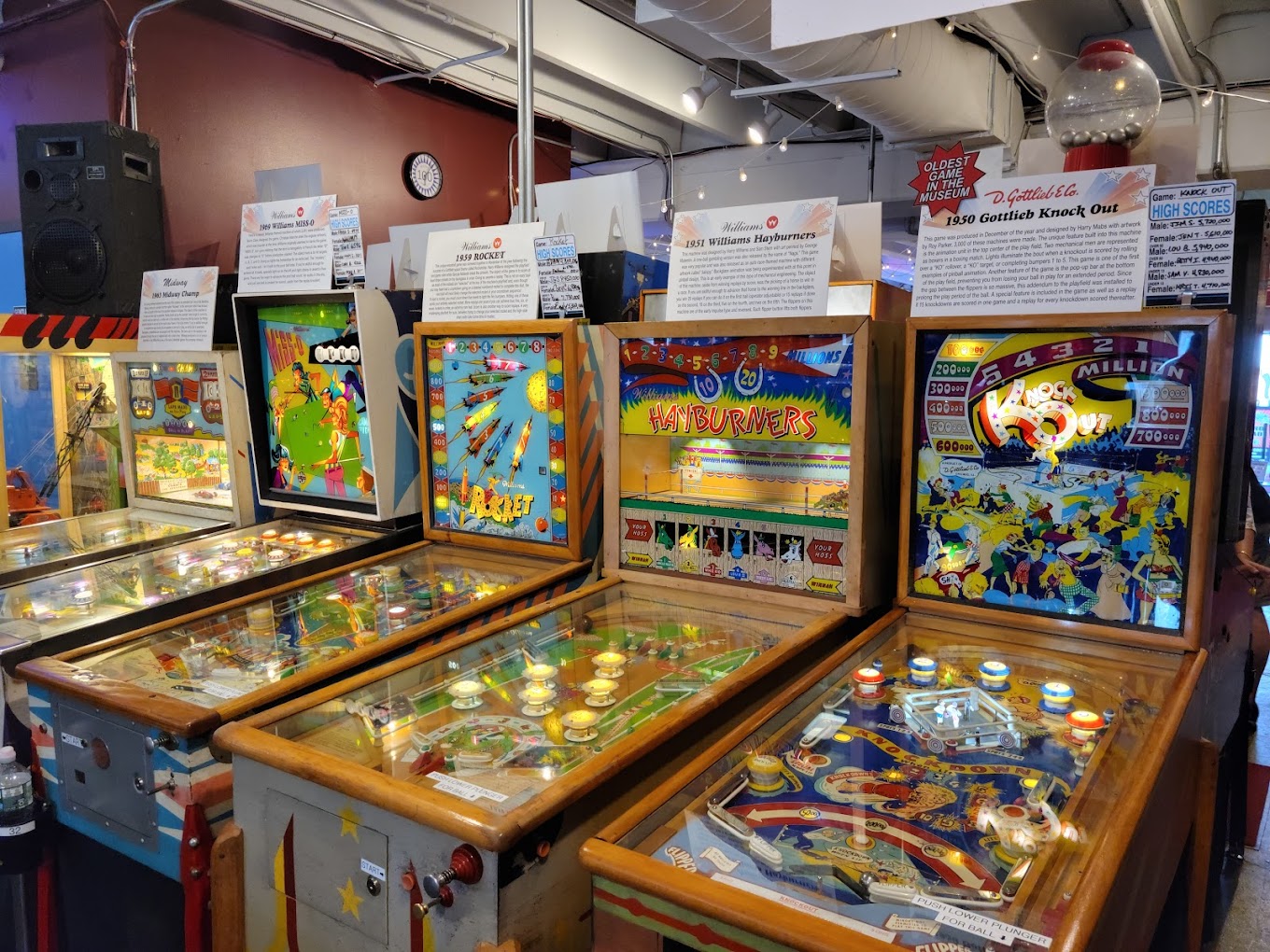 People with special needs at the iStrive Community's "Havin' a Ball at Silver Ball Arcade" event.