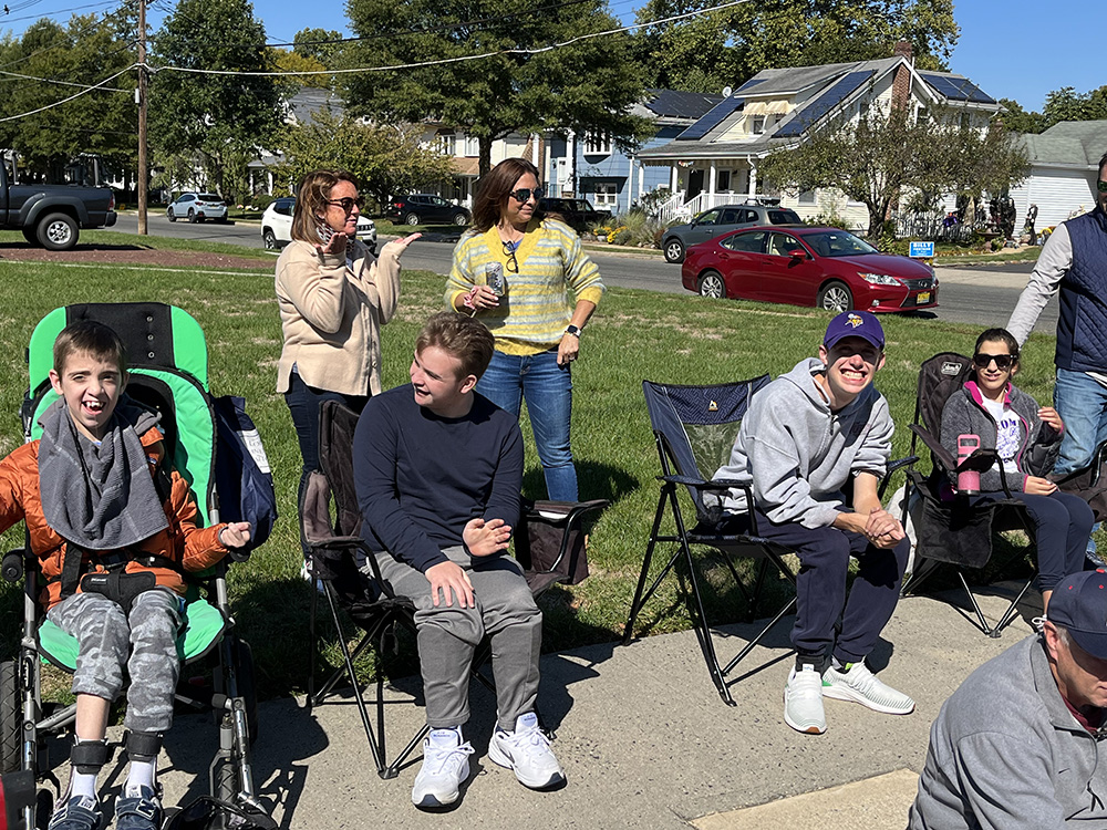 People with special needs at the iStrive Community's "Red Bank Porchfest" event.