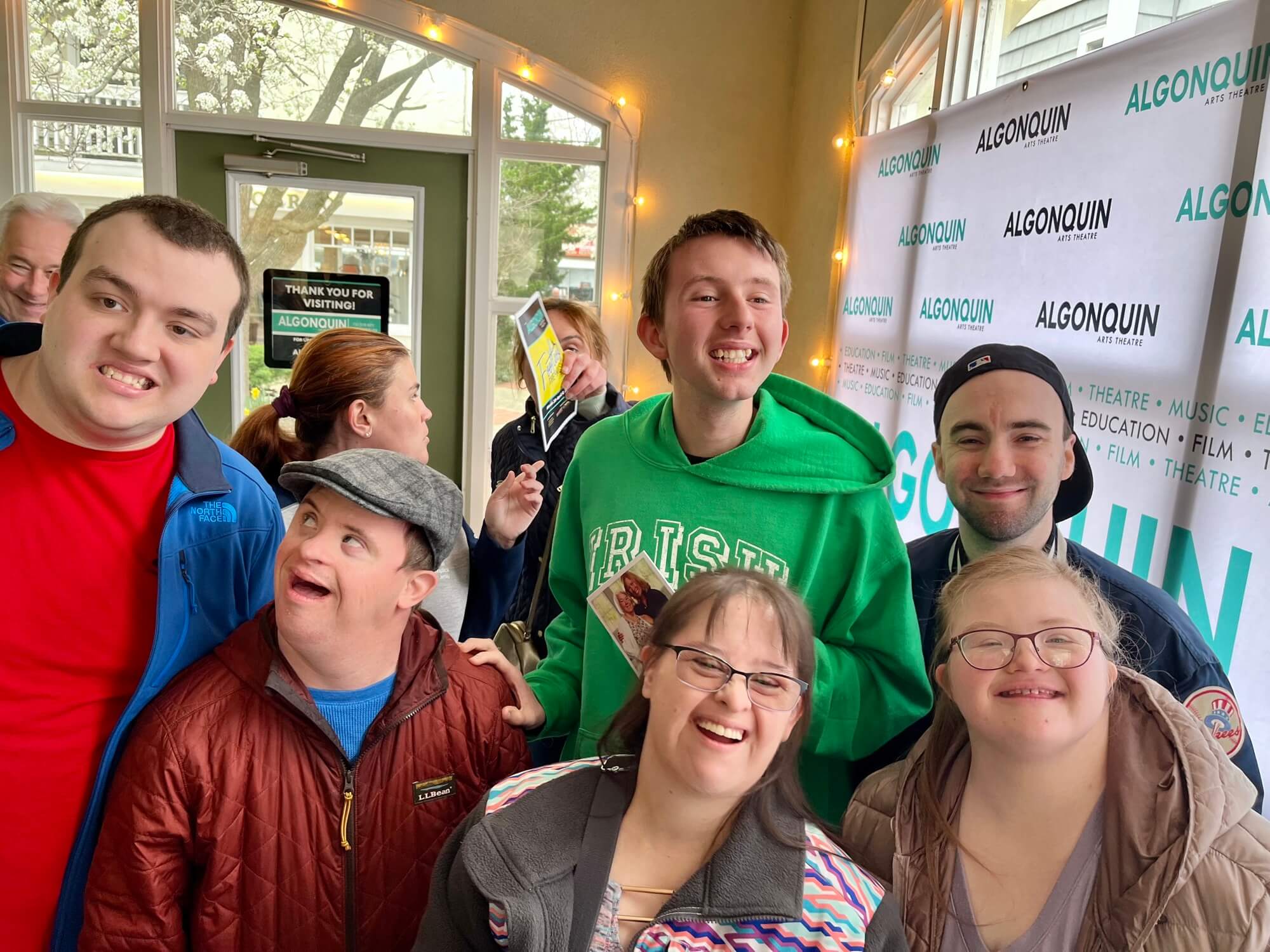 People with special needs at the iStrive Community's "Footloose" event.