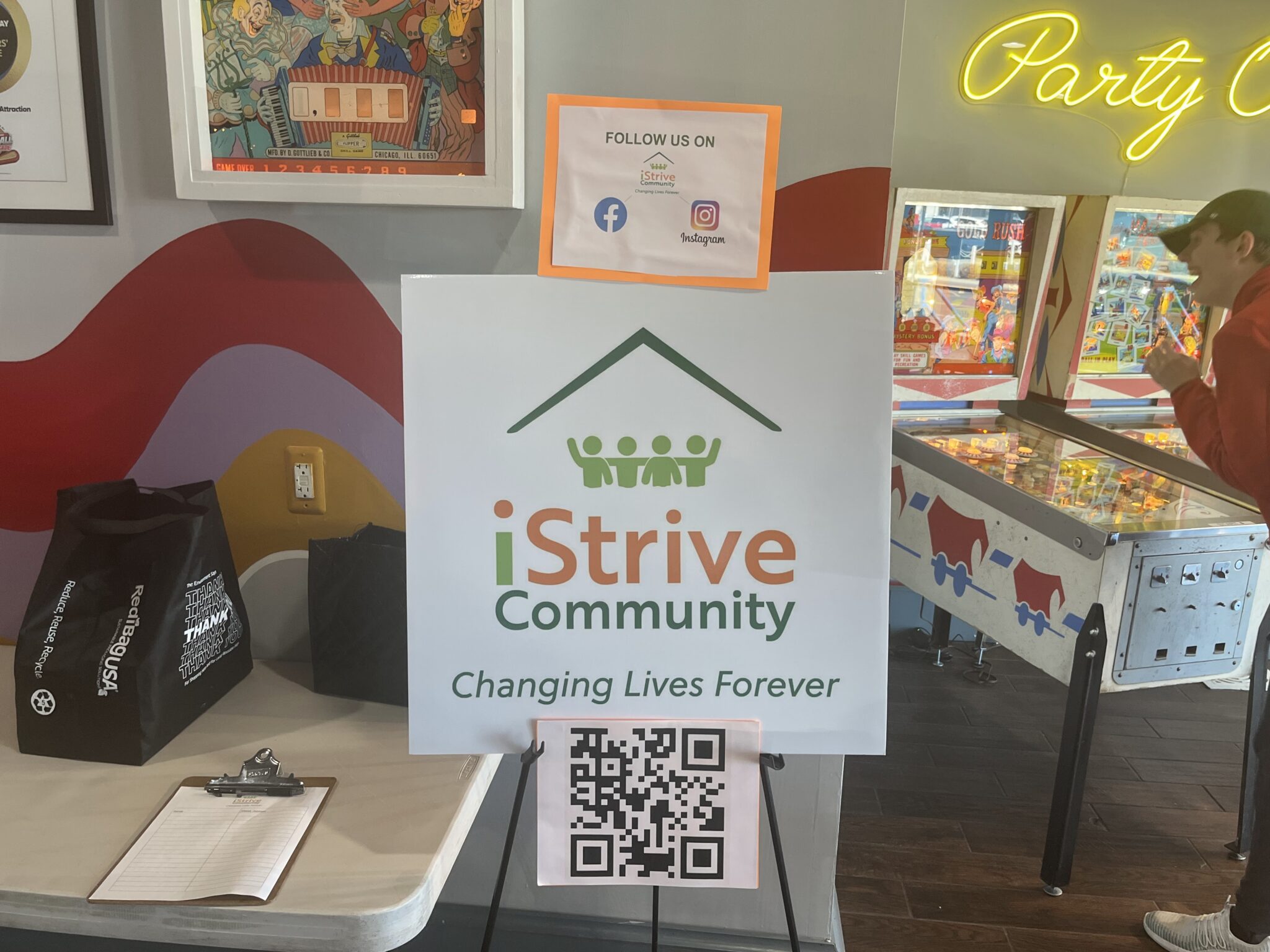 People with special needs at the iStrive Community's "Fun in Asbury Park" event.