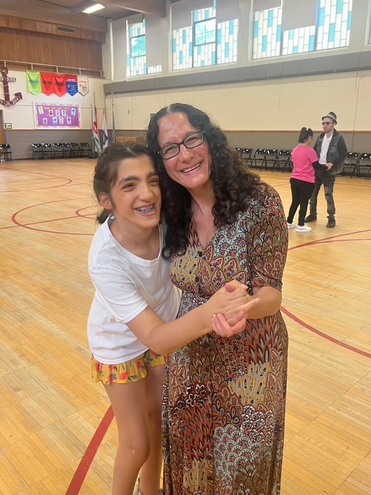 People with special needs at the iStrive Community's "Dancing with Michael Jackson" event.