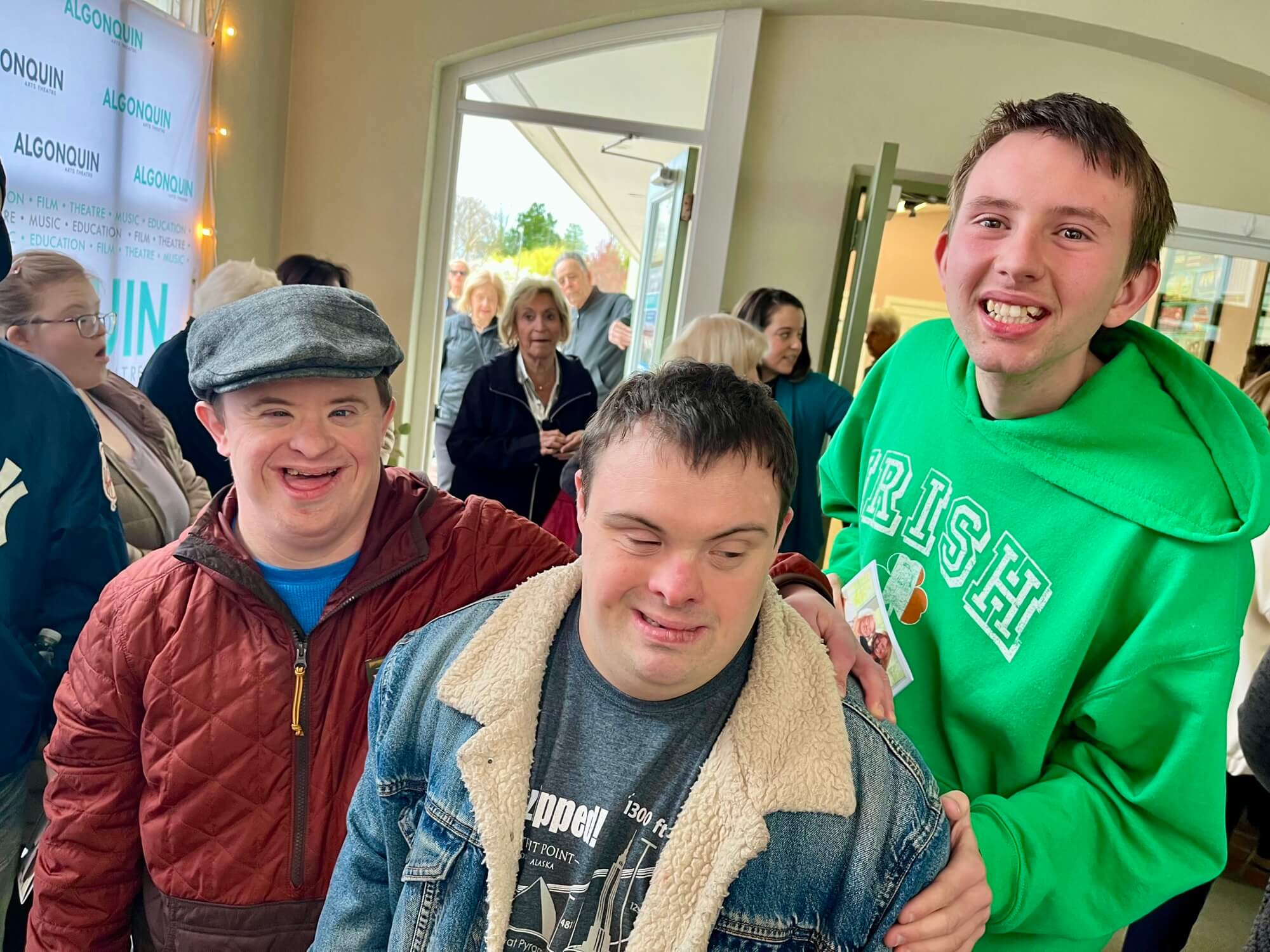 People with special needs at the iStrive Community's "Footloose" event.