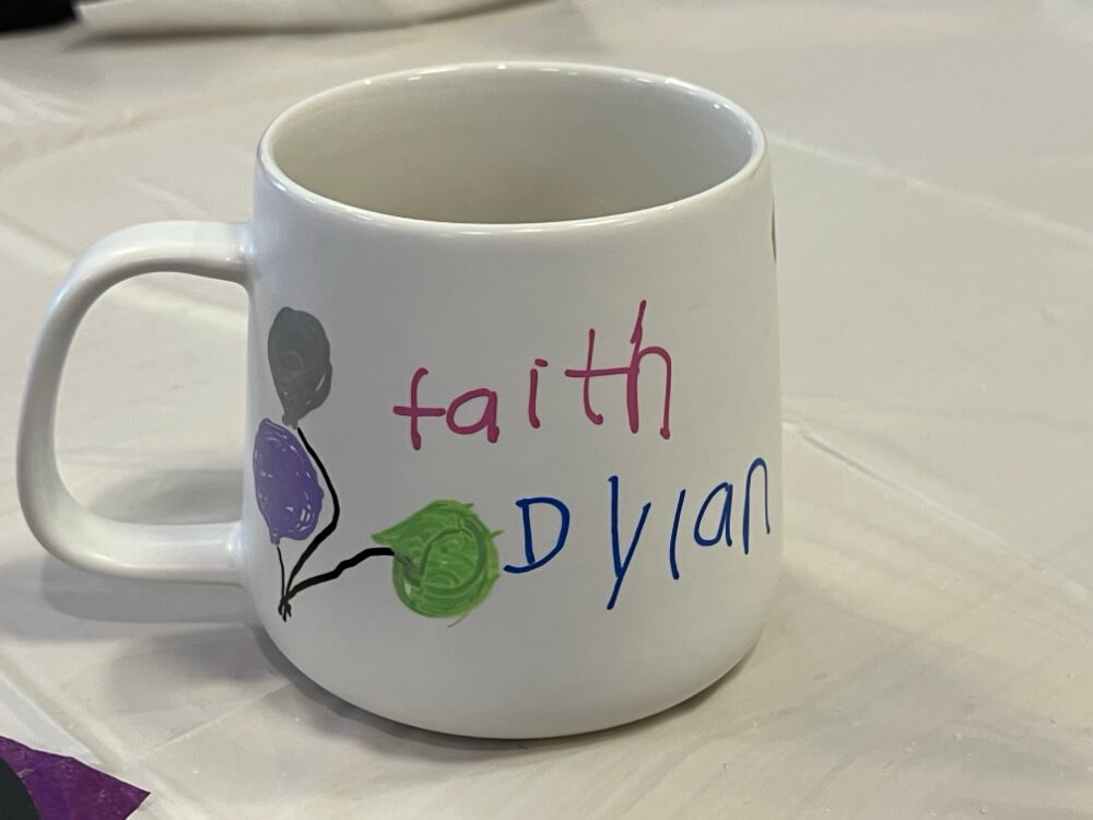 People with special needs at the iStrive Community's "Getting Creative Together" event.