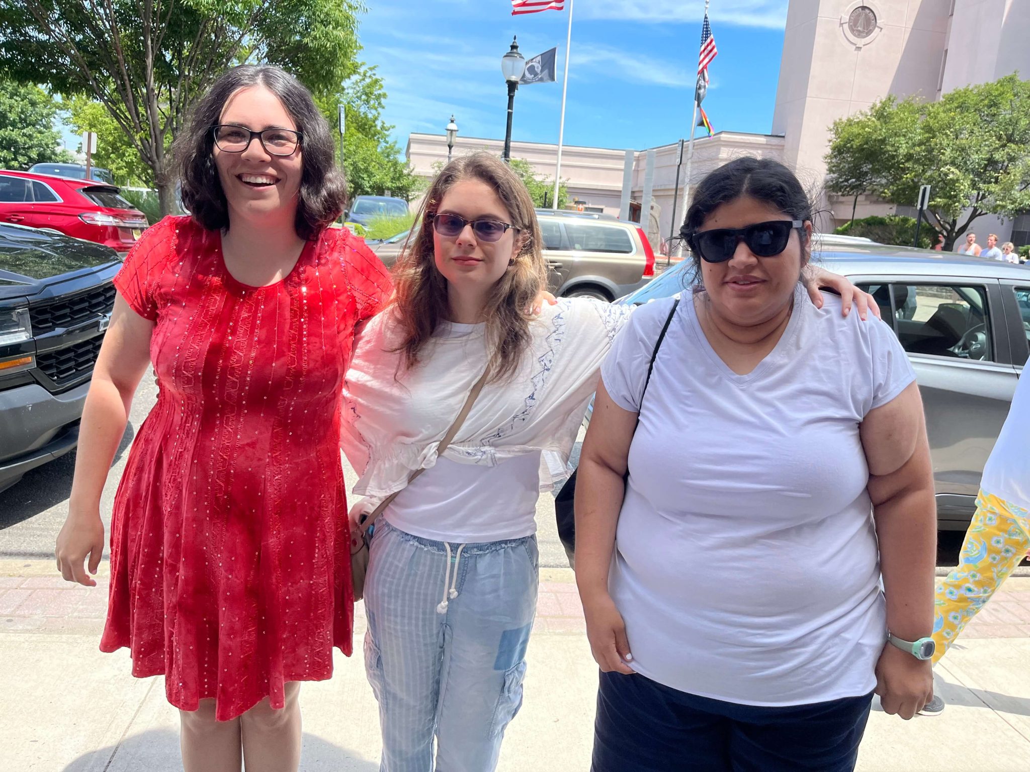 People with special needs at the iStrive Community's "Shrek the Musical" event.