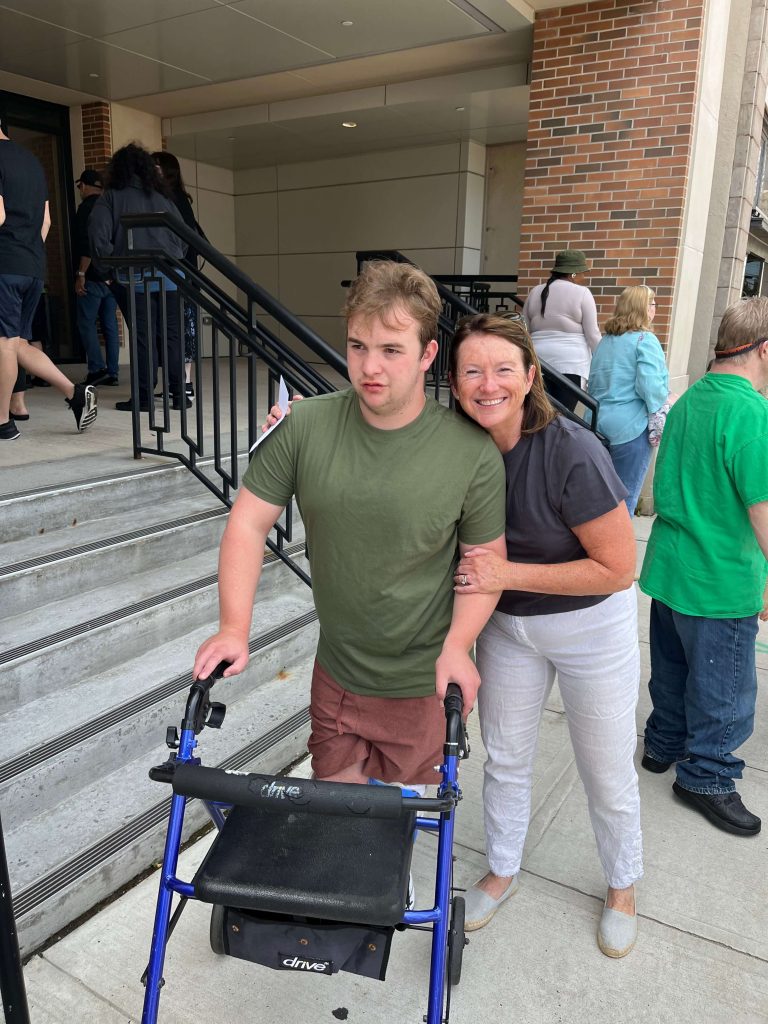 People with special needs at an iStrive Community event.