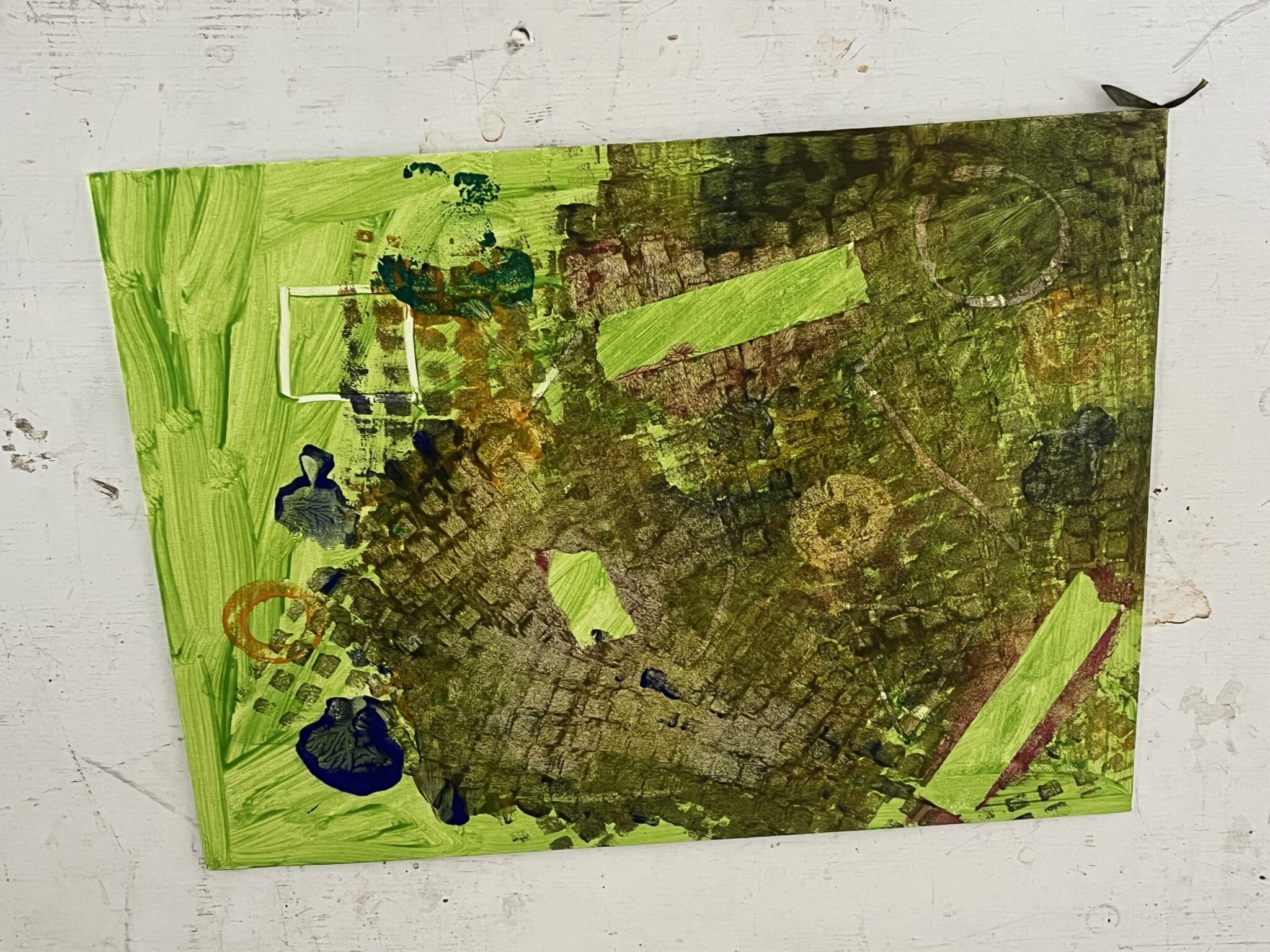 People with special needs & their artwork from the iStrive Community's "Art Event".