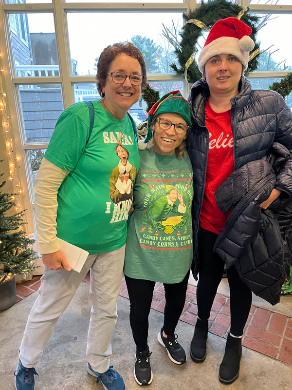 People with special needs at the iStrive Community's "Elf the Musical" event.