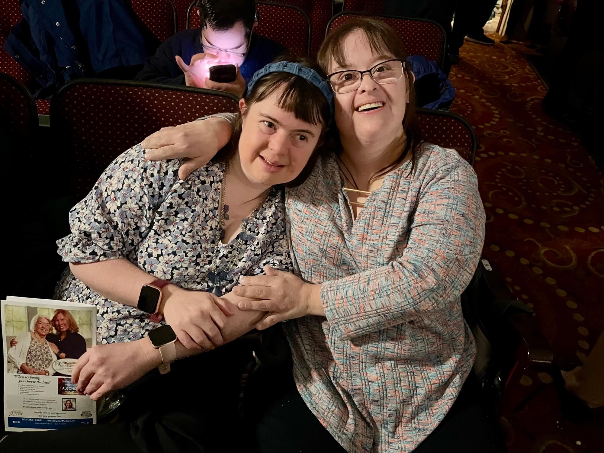 People with special needs at the iStrive Community's "Footloose" event.