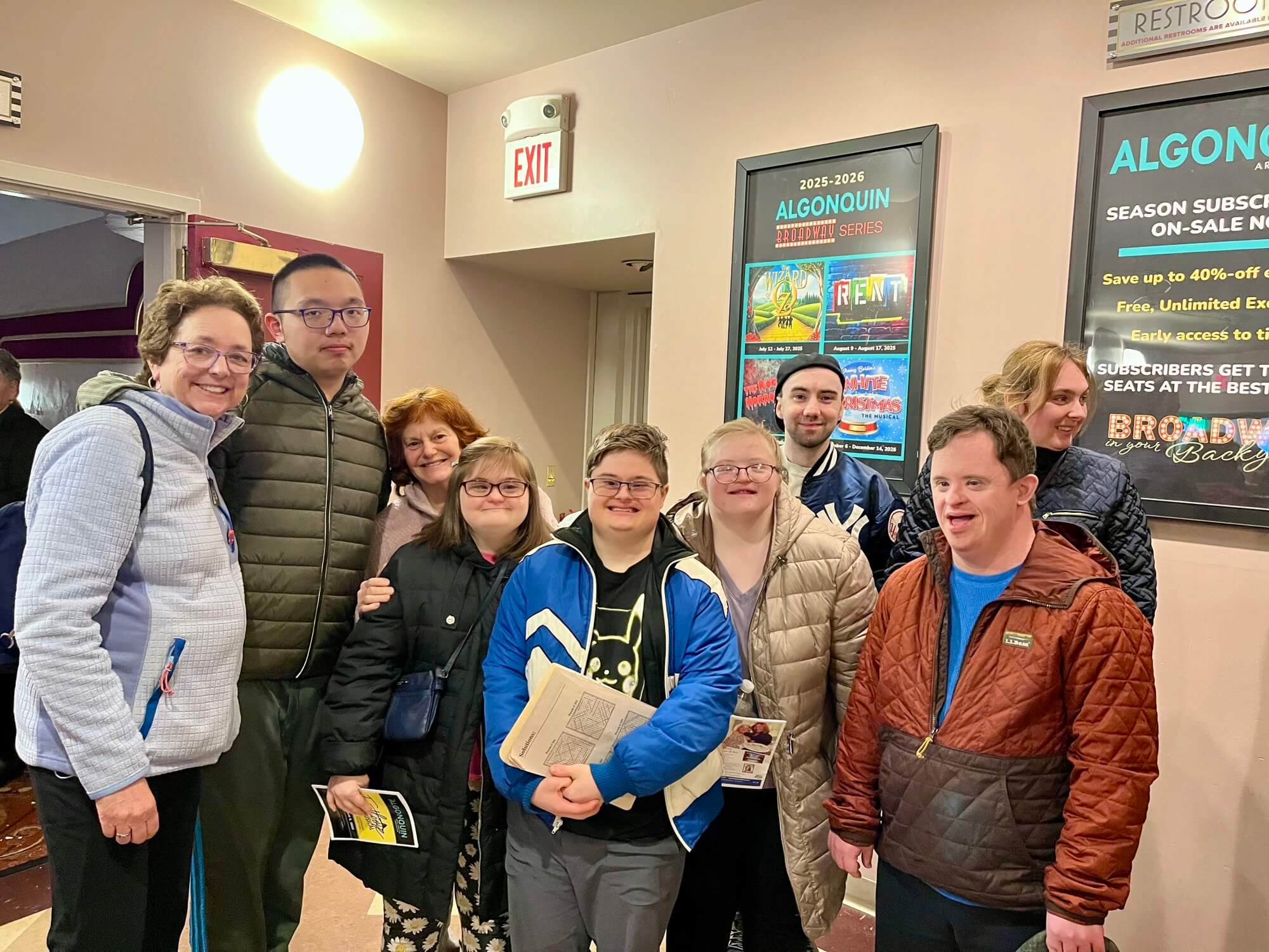 People with special needs at the iStrive Community's "Footloose" event.