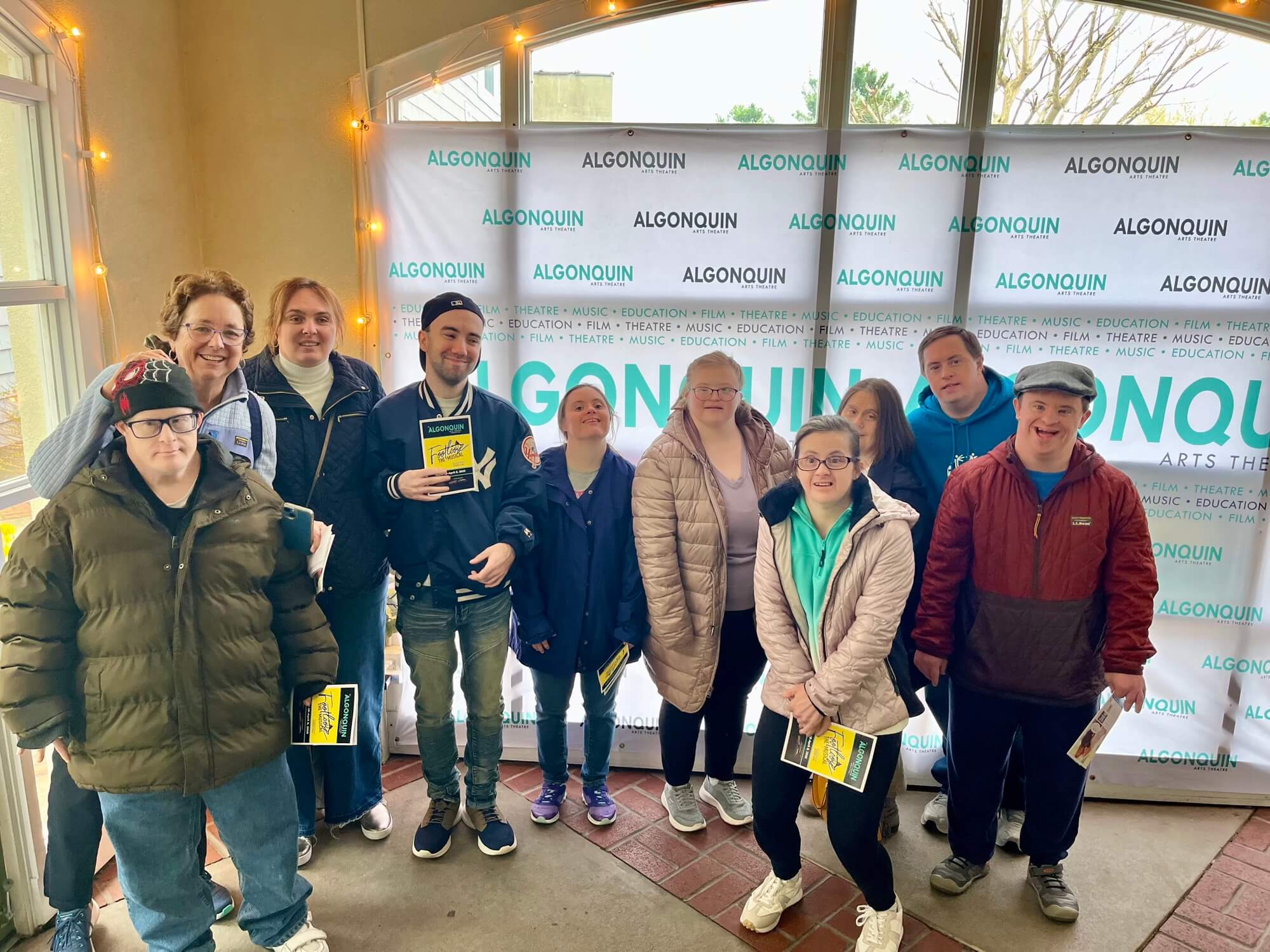 People with special needs at the iStrive Community's "Footloose" event.