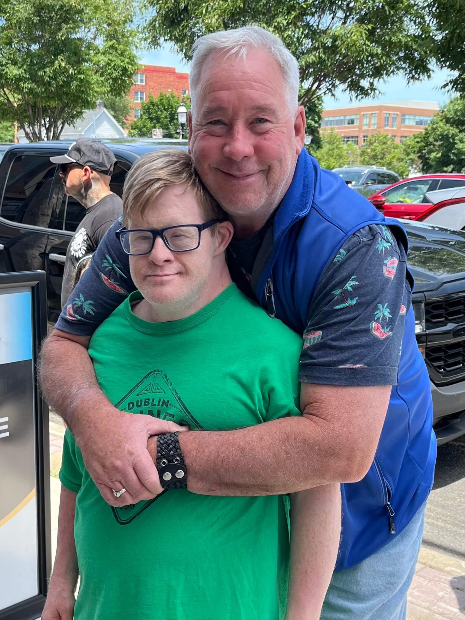 People with special needs at the iStrive Community's "Shrek the Musical" event.