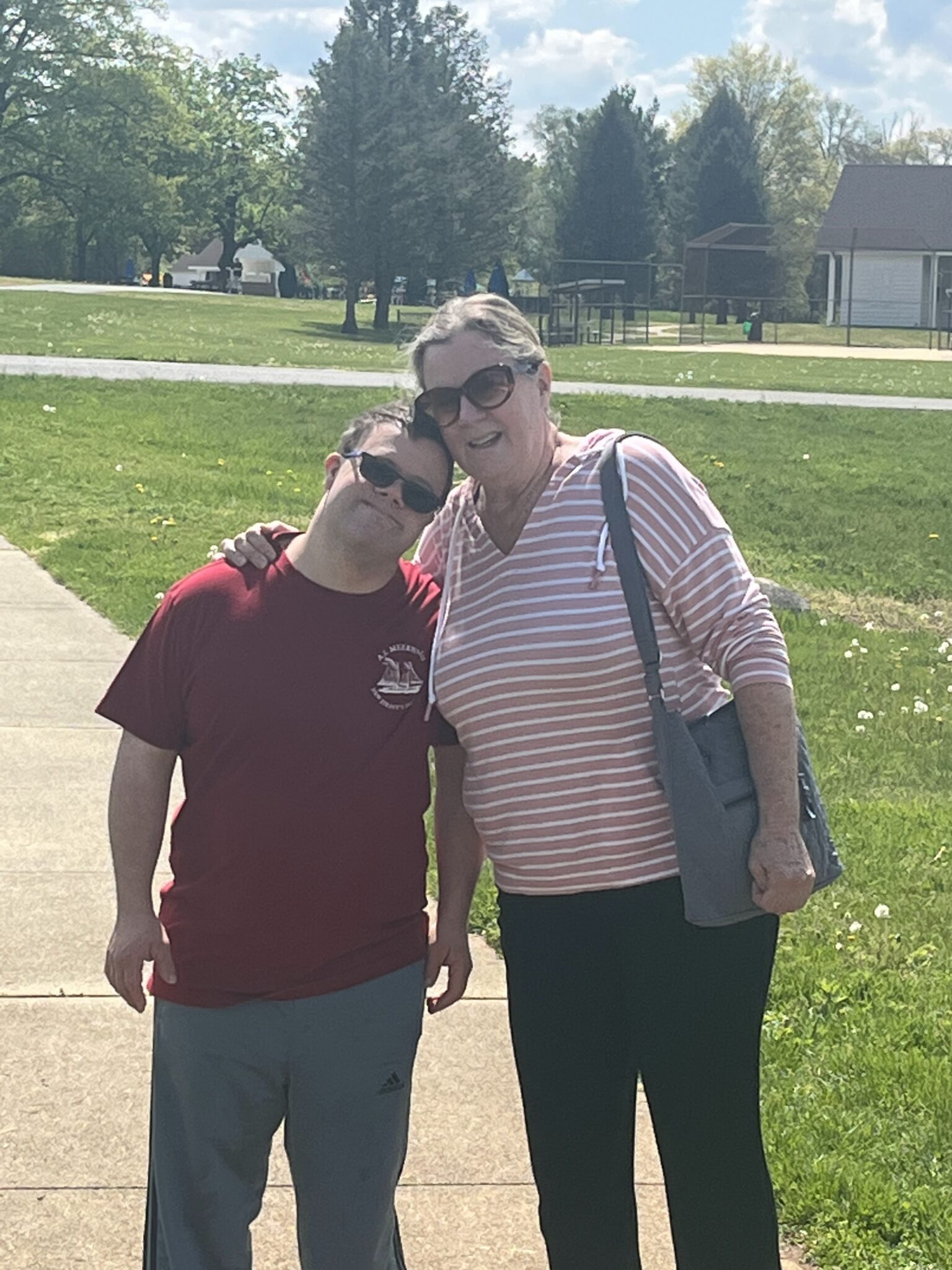 People with special needs at the iStrive Community's "Yoga, Exercise and FUN!" event.