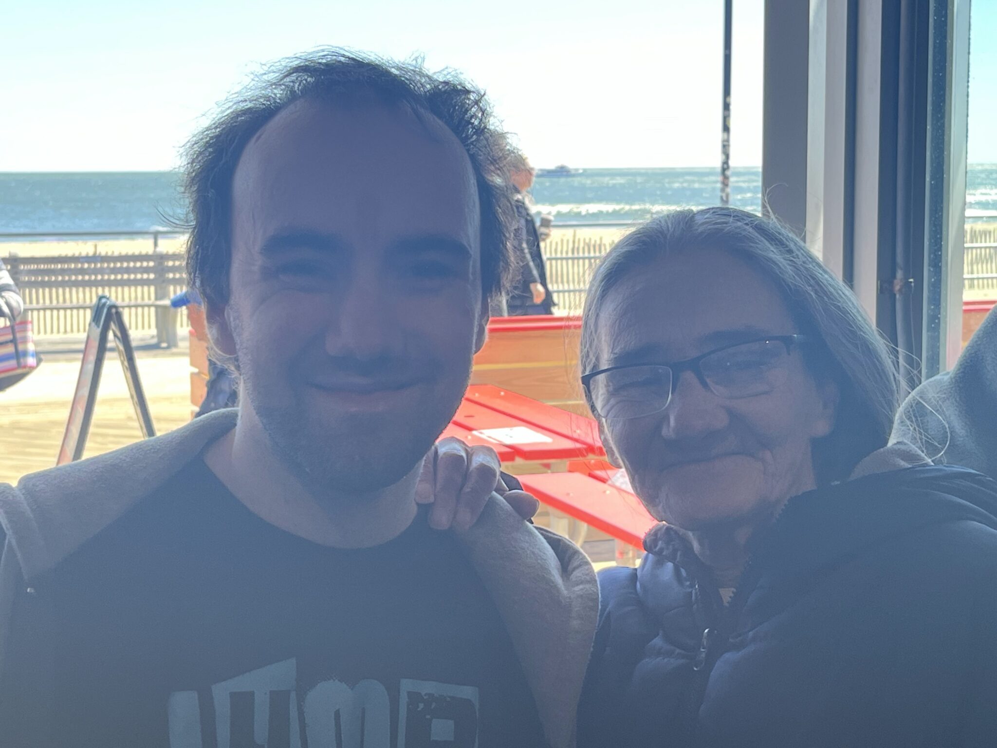 People with special needs at the iStrive Community's "Fun in Asbury Park" event.