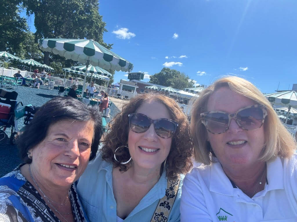 People with special needs at the iStrive Community's "racetrack" event.