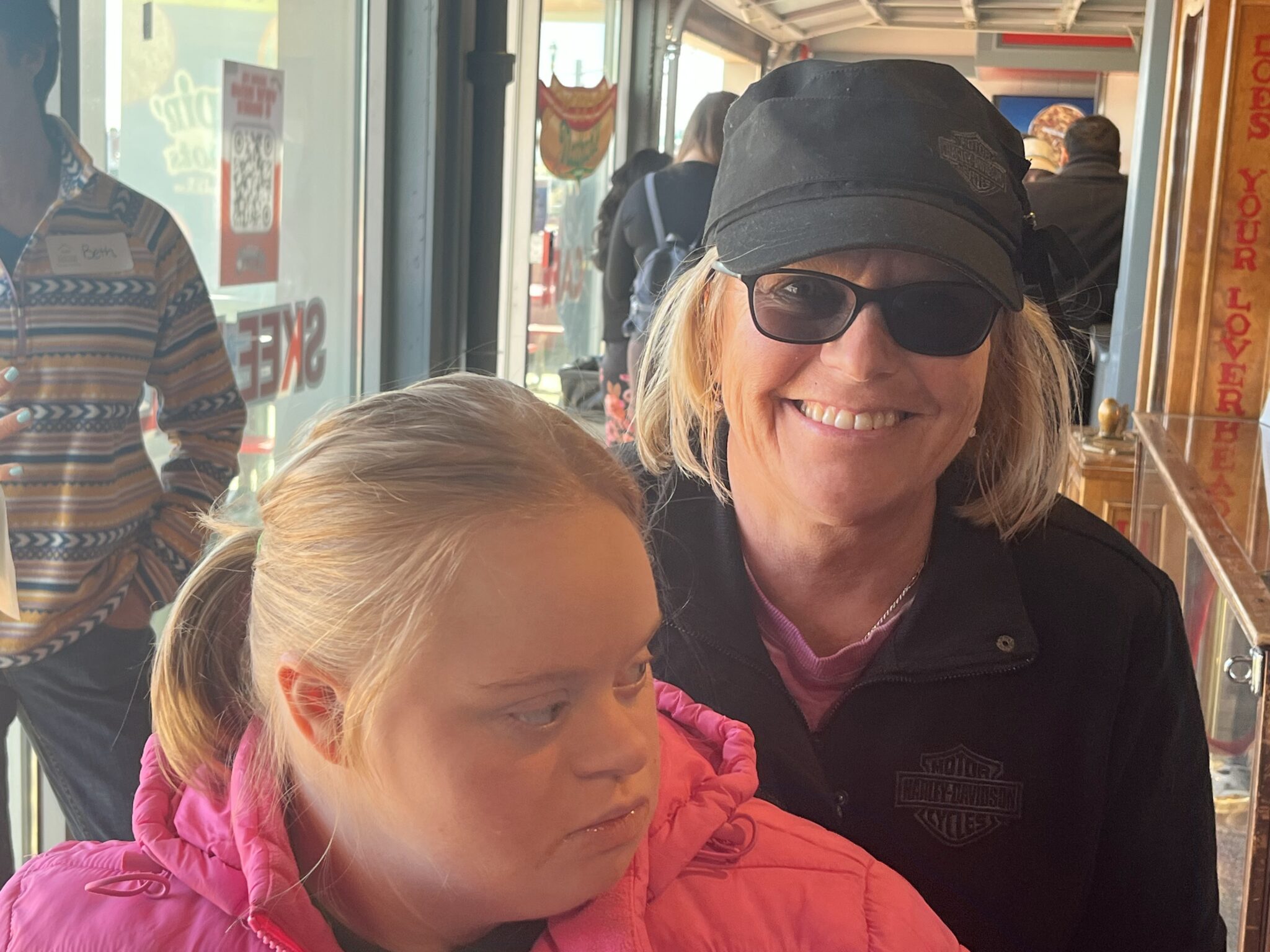 People with special needs at the iStrive Community's "Fun in Asbury Park" event.
