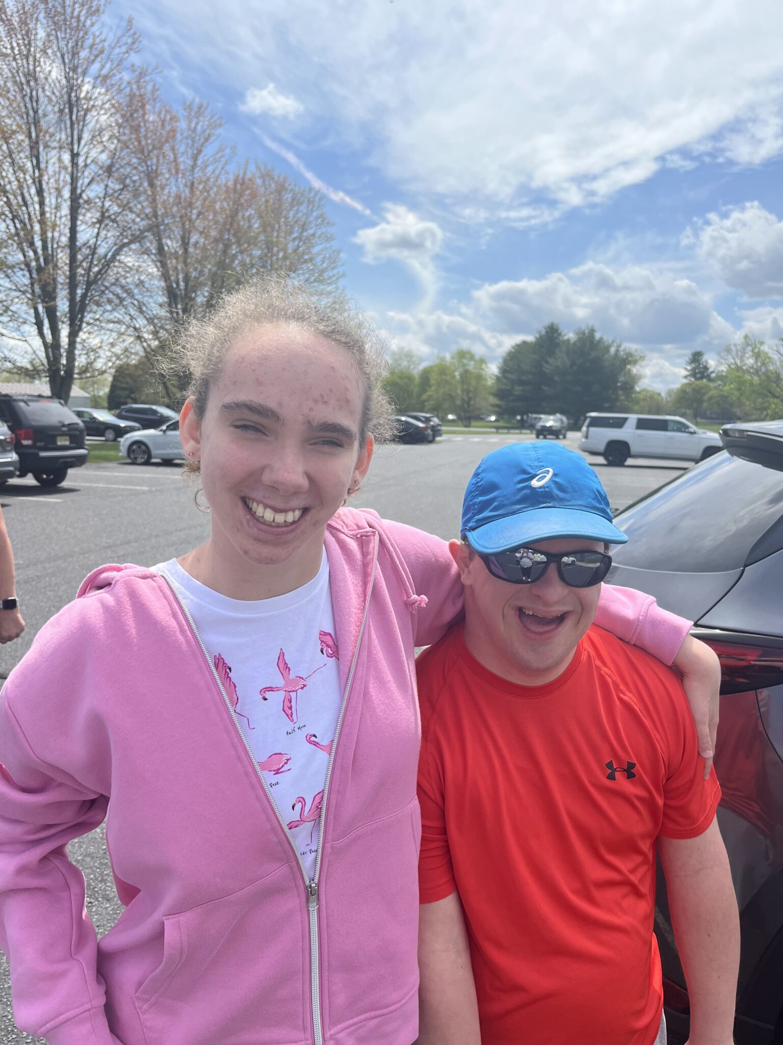 People with special needs at the iStrive Community's "Yoga, Exercise and FUN!" event.