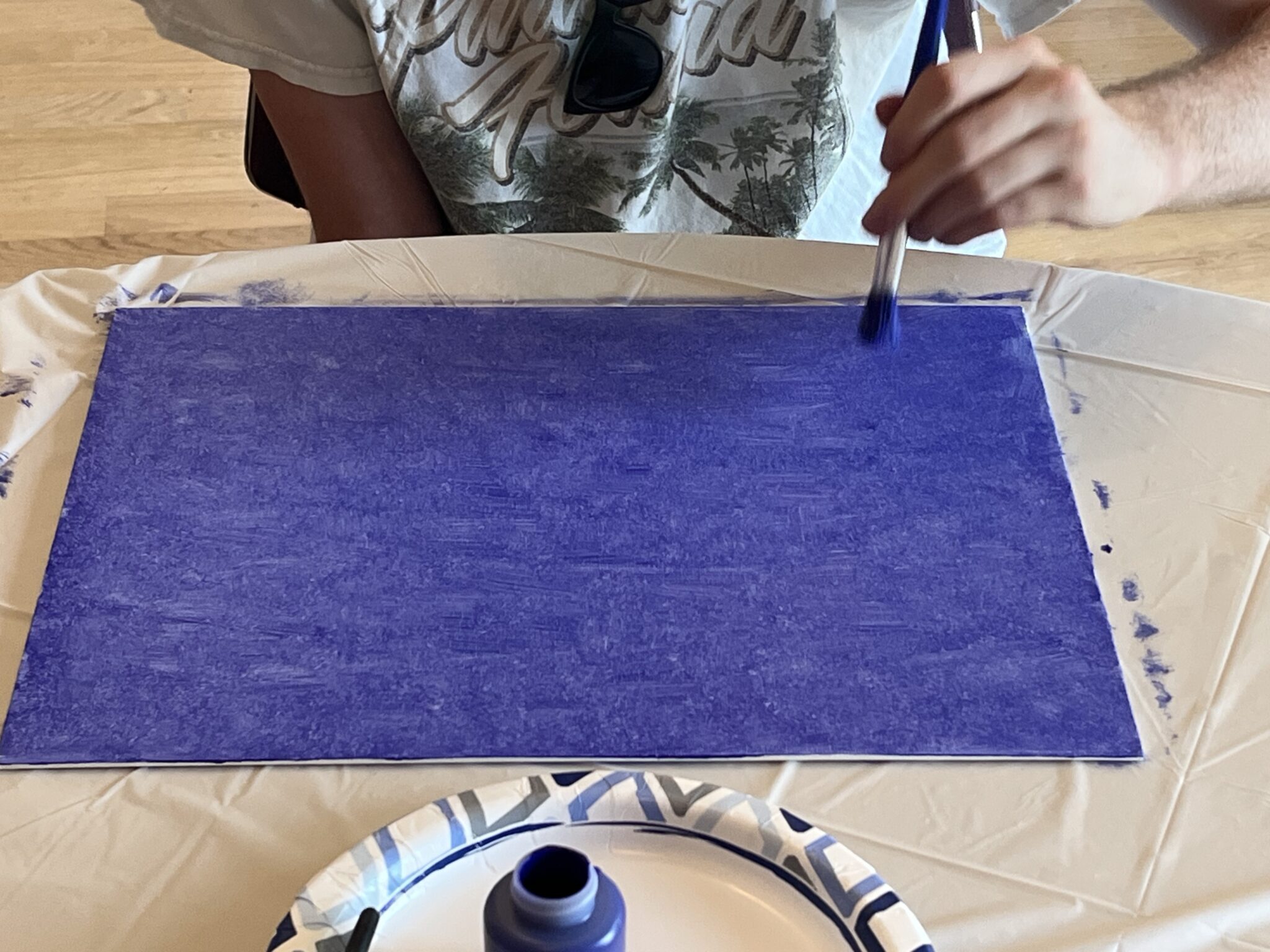 People with special needs & their artwork from the iStrive Community's "Art Event".