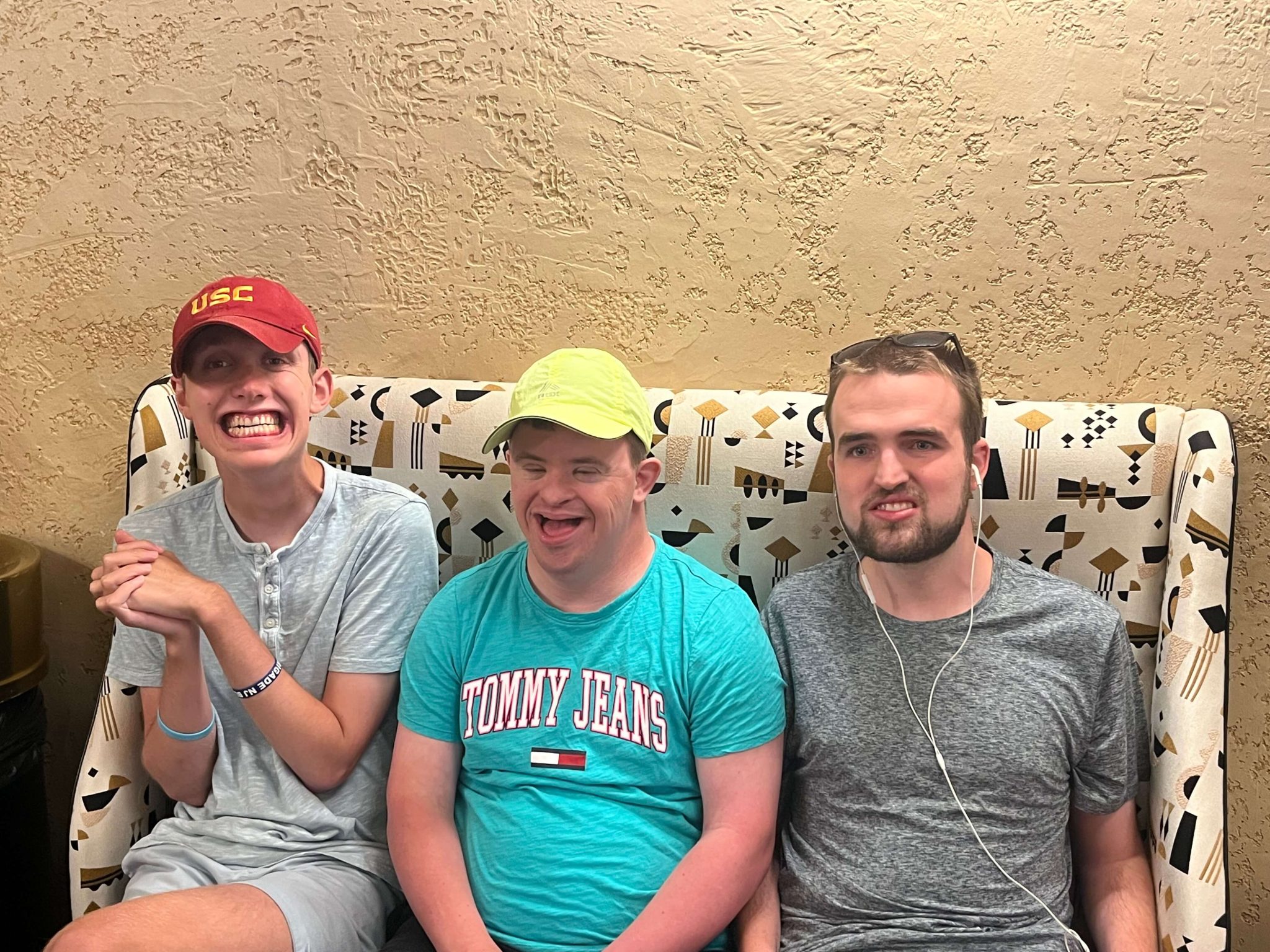 People with special needs at the iStrive Community's "Shrek the Musical" event.