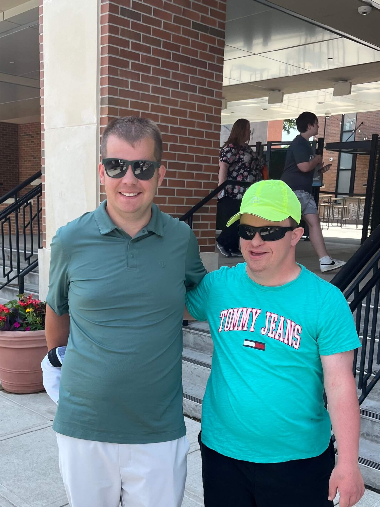 People with special needs at the iStrive Community's "Shrek the Musical" event.