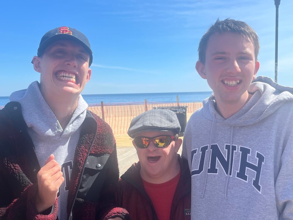 People with special needs at the iStrive Community's "Silverball Arcade" event.