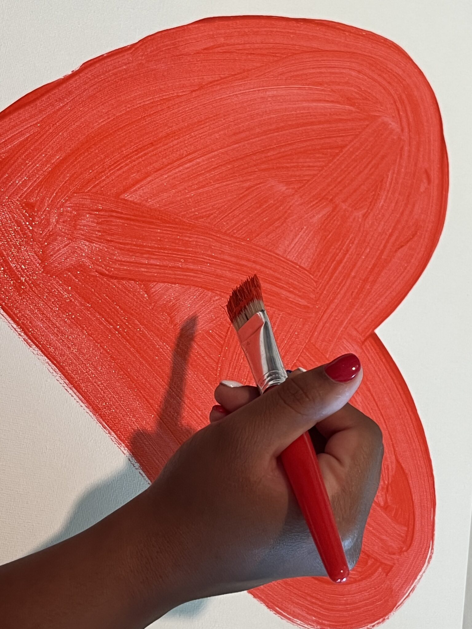 People with special needs & their artwork from the iStrive Community's "Art Event".