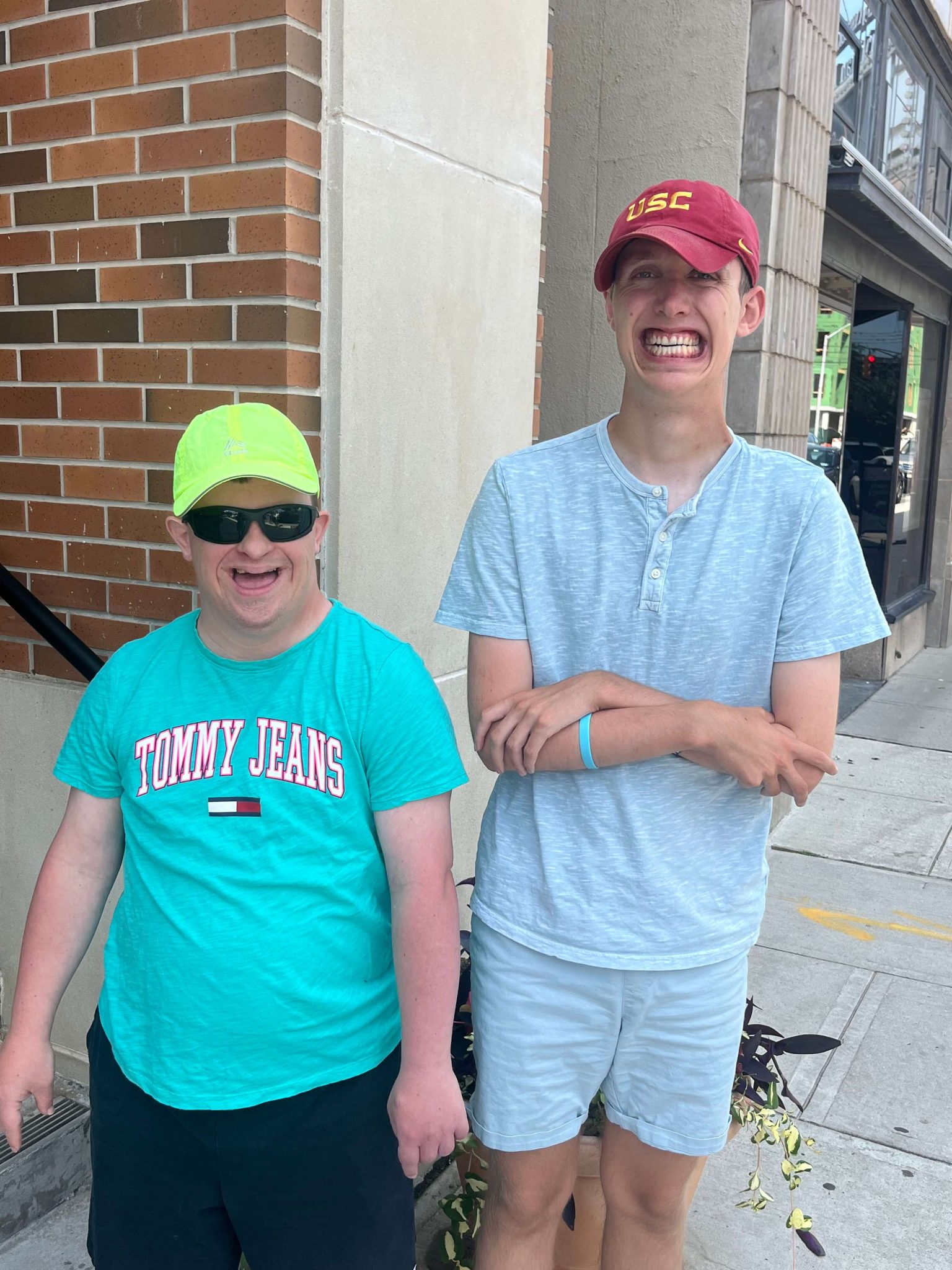 People with special needs at the iStrive Community's "Shrek the Musical" event.