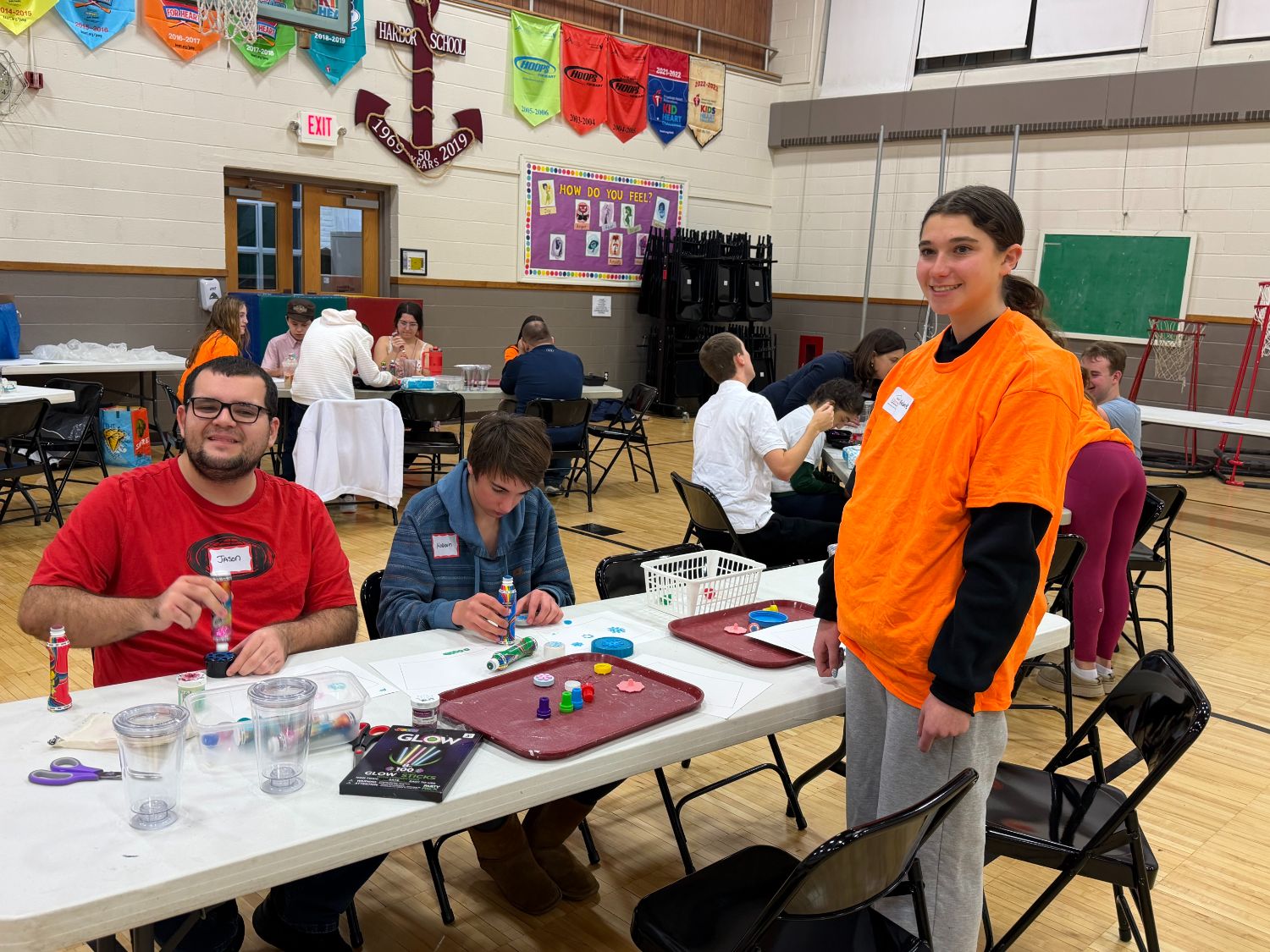 People with special needs at the iStrive Community's "First Friday" January 2026 event.