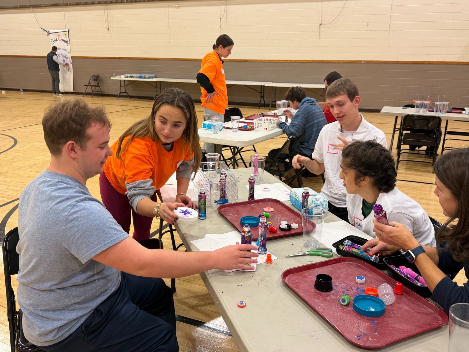 People with special needs at the iStrive Community's "First Friday" January 2026 event.