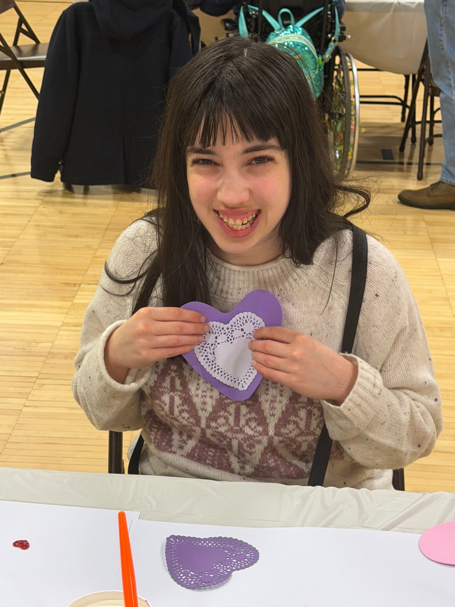 People with special needs at the iStrive Community's "First Friday" February 2026 event.