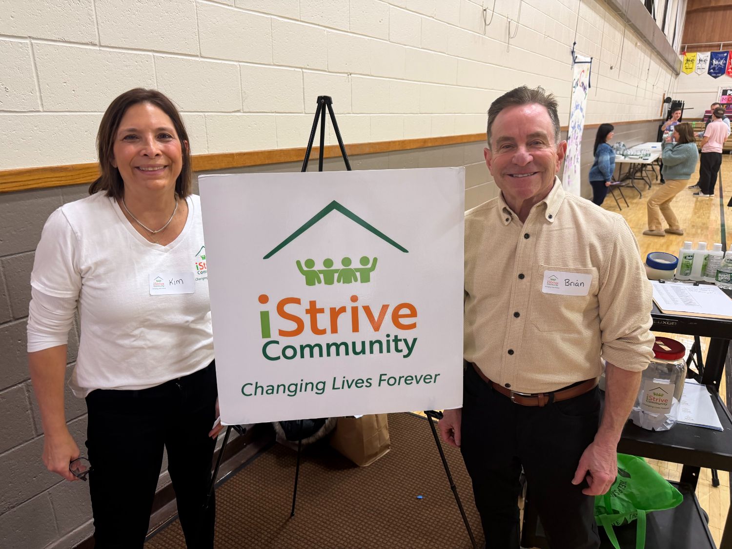 People with special needs at the iStrive Community's "First Friday" January 2026 event.