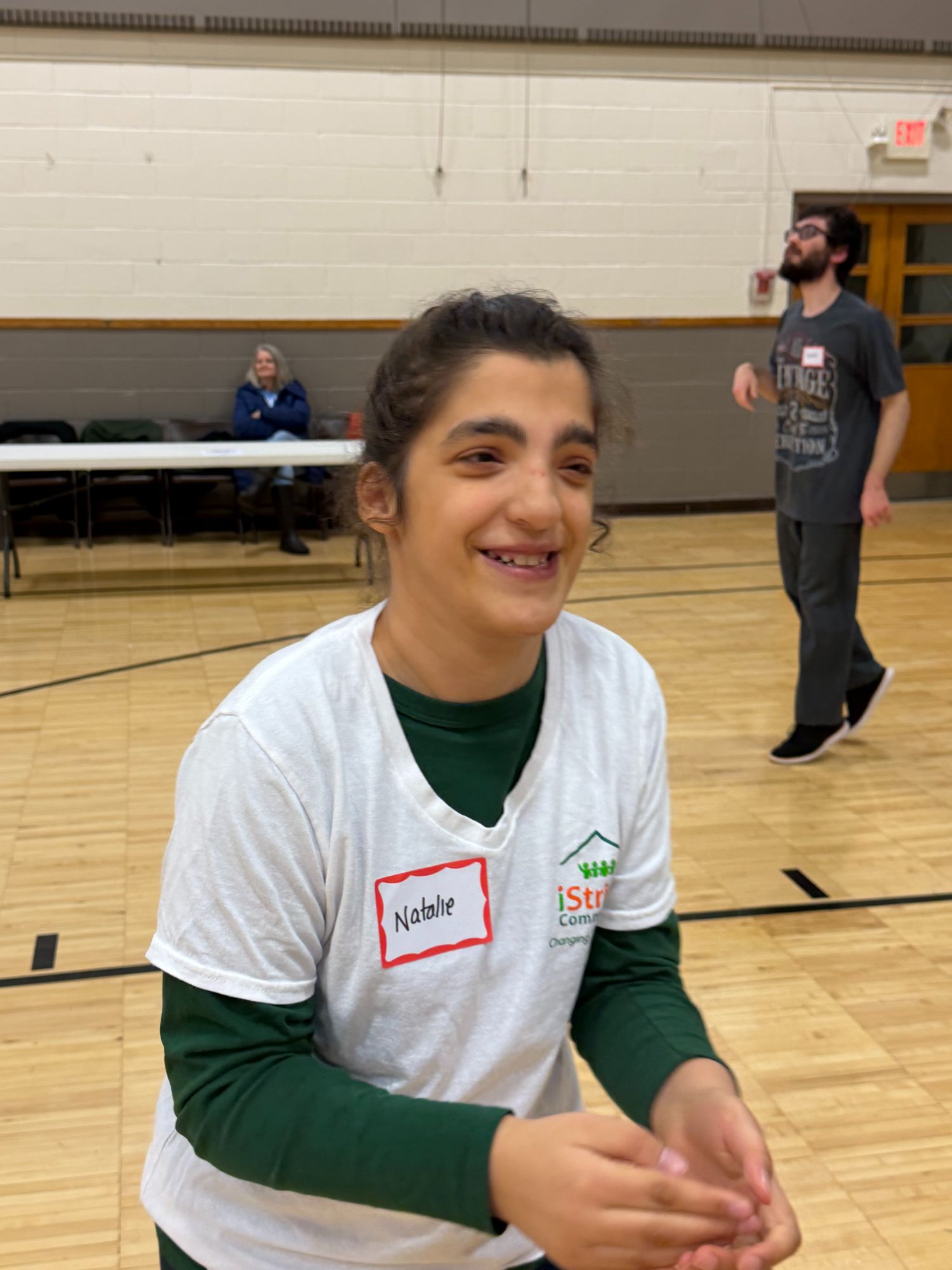 People with special needs at the iStrive Community's "First Friday" January 2026 event.