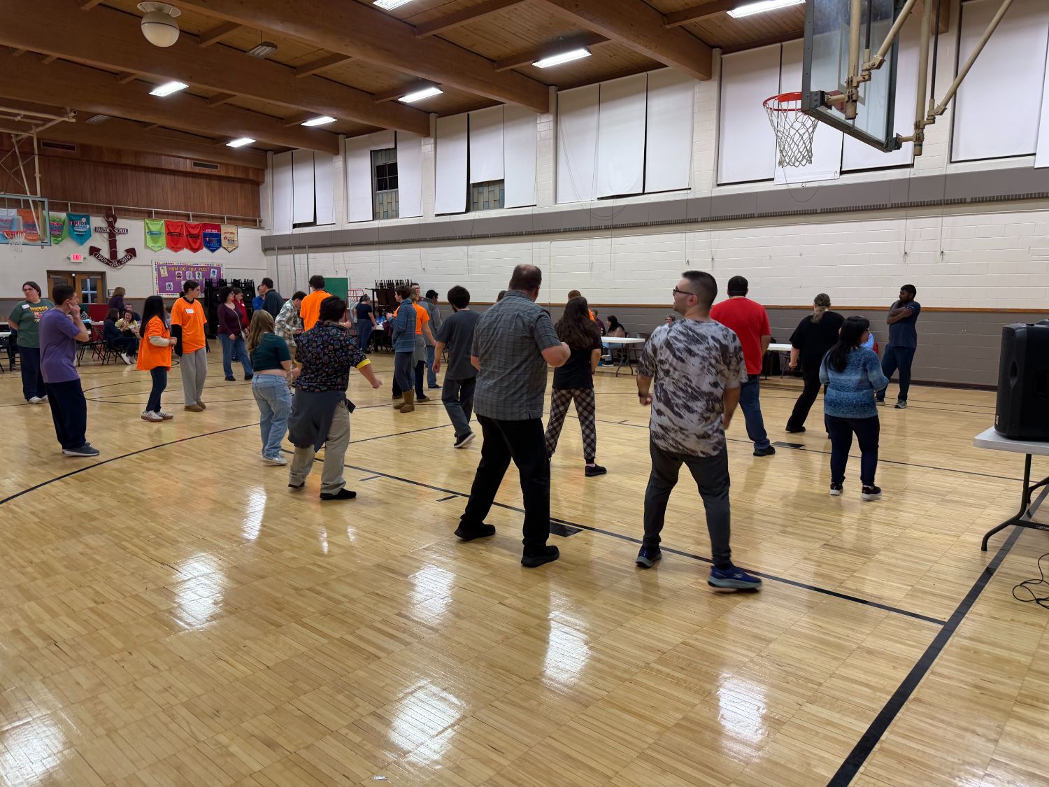People with special needs at the iStrive Community's "First Friday" January 2026 event.