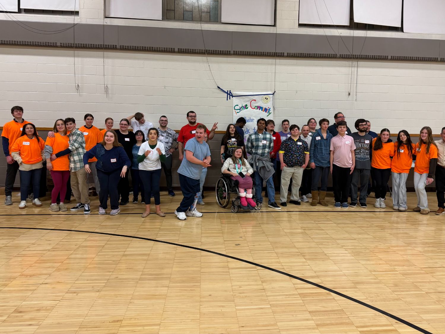 People with special needs at the iStrive Community's "First Friday" January 2026 event.
