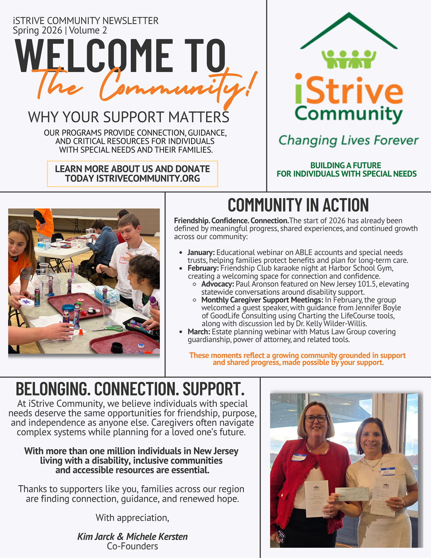 2026 iStrive Q2 Newsletter Page 1